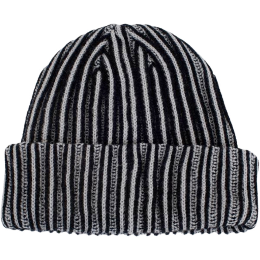 2026 Hurley Mens 2 Tone Beanie HICM0073 - Black